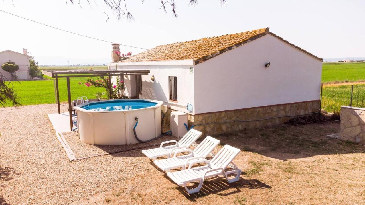 Quet - Casa Rural Con Piscina Privada En El Delta Del Ebro - Deltavacaciones Deltebre Exteriör bild